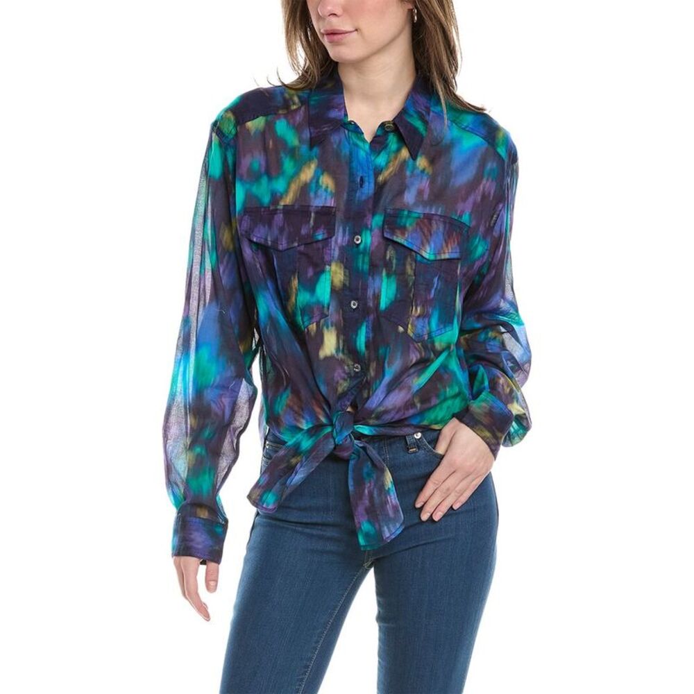 Isabel Marant Étoile Womens Isabel Marant Etoile Nath Shirt, Blue